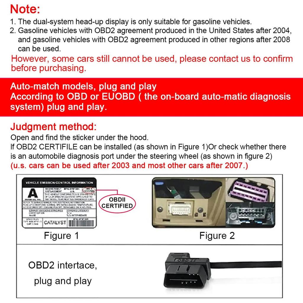 OBD2 + GPS HUD Digital Speedometer with Alarms by HitMyNeed