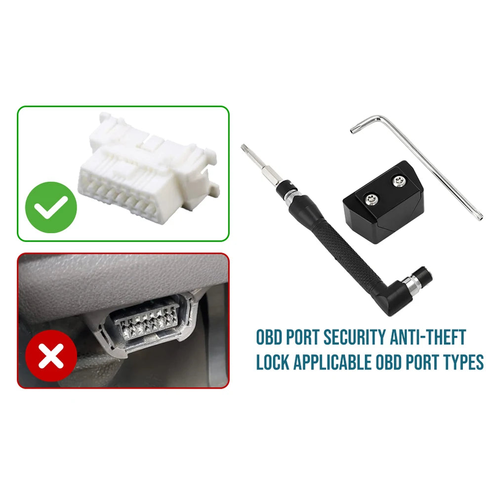 OBD2 Port Anti-Theft Lock Kit for 1996+ Vehicles by HitMyNeed