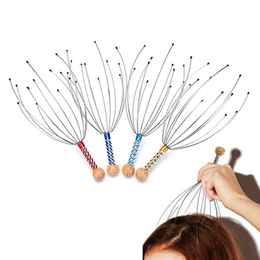 Octopus Head Massager with Stainless Steel Wires by HitMyNeed