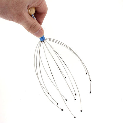 Octopus Head Massager with Stainless Steel Wires by HitMyNeed