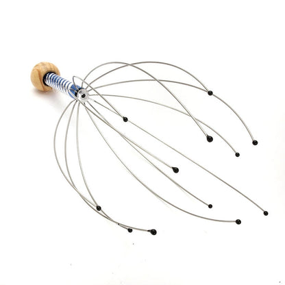 Octopus Head Massager with Stainless Steel Wires by HitMyNeed