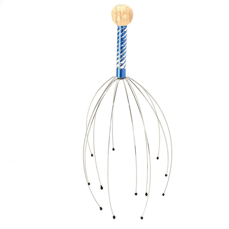 Octopus Head Massager with Stainless Steel Wires by HitMyNeed