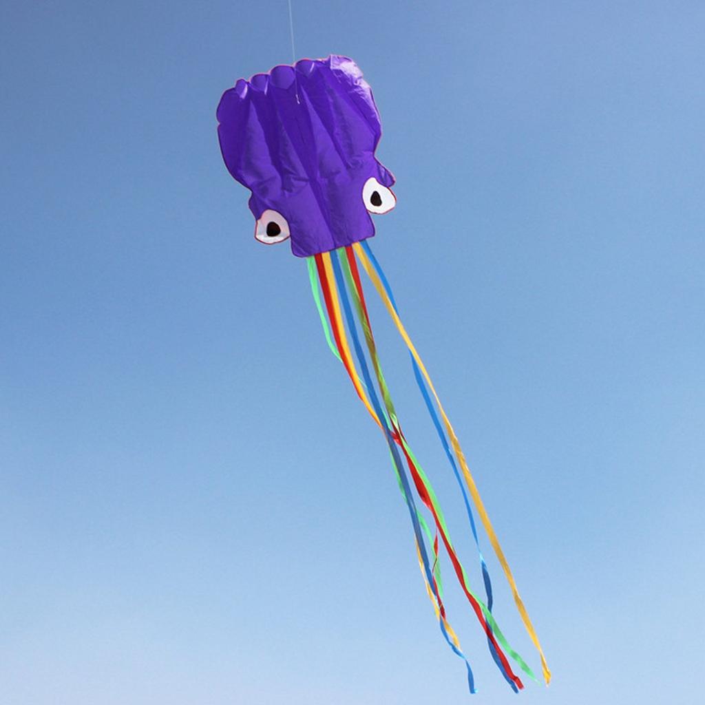 Octopus Kite Kids Outdoor Frameless Nylon Kite by HitMyNeed