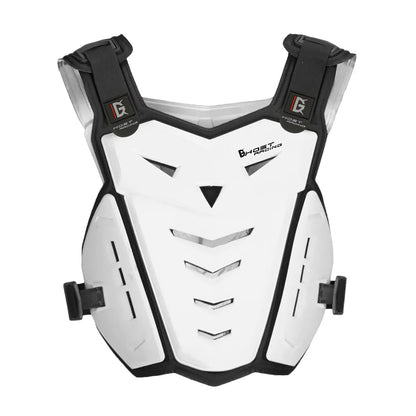 Off-Road Motocross Chest Protector Armor Vest white by HitMyNeed