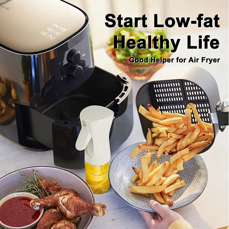 Oil Spray Bottle Dispenser for Cooking & BBQ 300ml-black by HitMyNeed