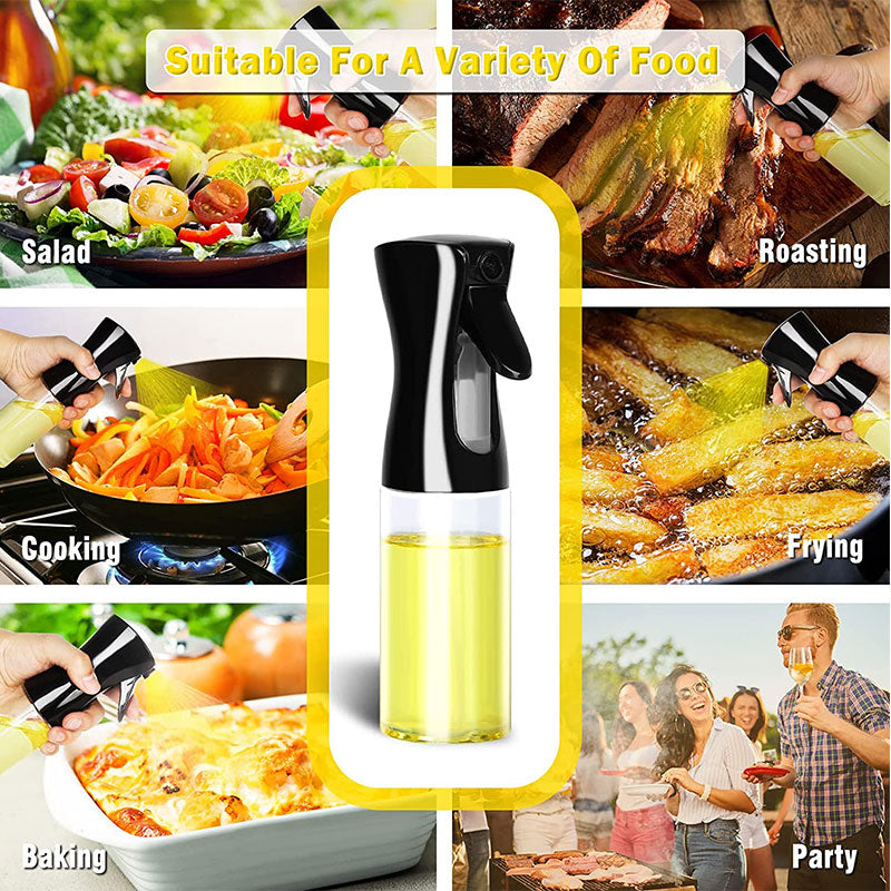 Oil Spray Bottle Dispenser for Cooking & BBQ 500ml-white by HitMyNeed