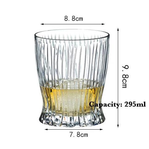 Old Fashioned Whiskey Glasses Set for Scotch & Bourbon flame by HitMyNeed