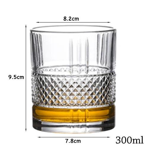 Old Fashioned Whiskey Glasses Set for Scotch & Bourbon fudiamond by HitMyNeed