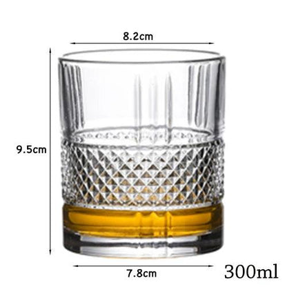 Old Fashioned Whiskey Glasses Set for Scotch & Bourbon fudiamond by HitMyNeed