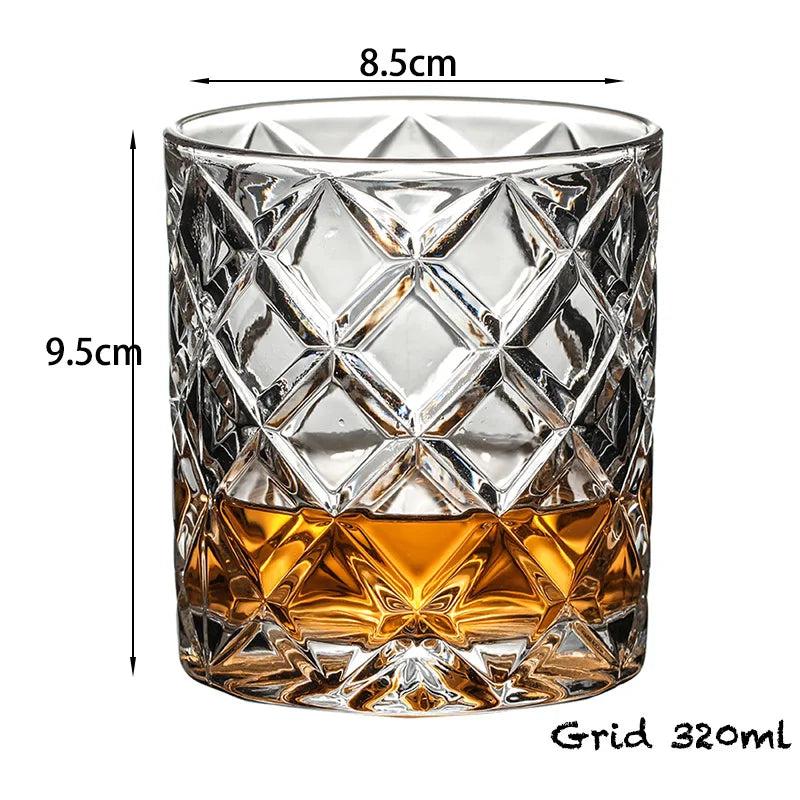 Old Fashioned Whiskey Glasses Set for Scotch & Bourbon grid by HitMyNeed