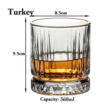 Old Fashioned Whiskey Glasses Set for Scotch & Bourbon turkey by HitMyNeed