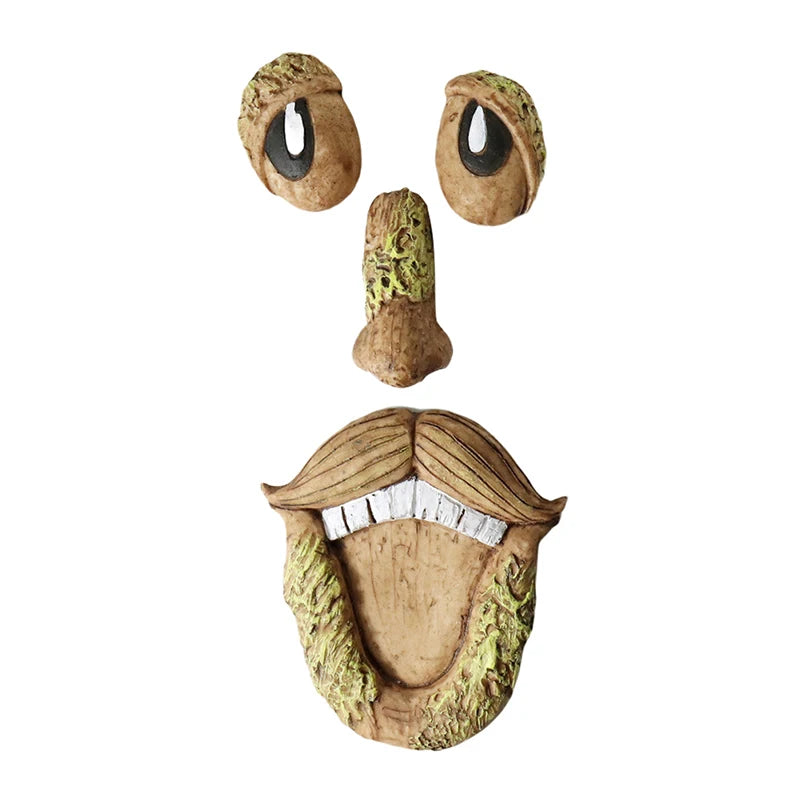 Old Man Tree Face Garden Peeker Yard Art d by HitMyNeed