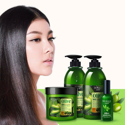 Olive Oil Hair Care Set 3pcs for Dry & Damaged Hair by HitMyNeed