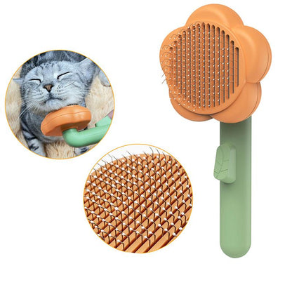 One-Click Cleaning Cat Fur Brush by HitMyNeed