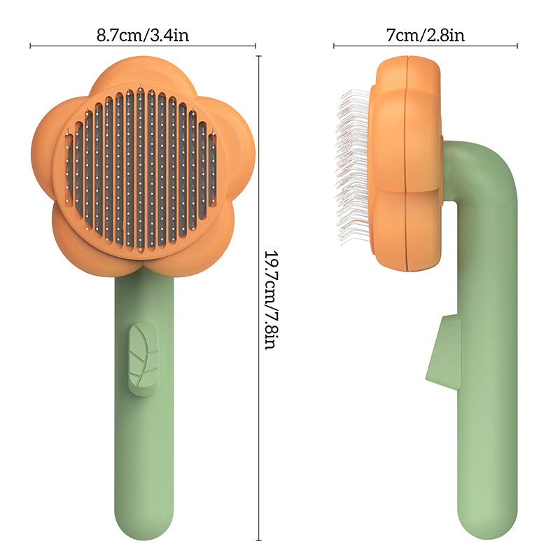 One-Click Cleaning Cat Fur Brush by HitMyNeed