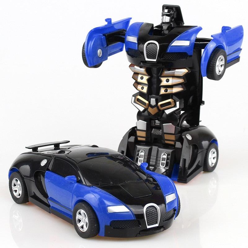 One-Click Transforming Robot Car Toy for Kids by HitMyNeed