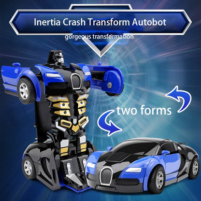 One-Click Transforming Robot Car Toy for Kids by HitMyNeed