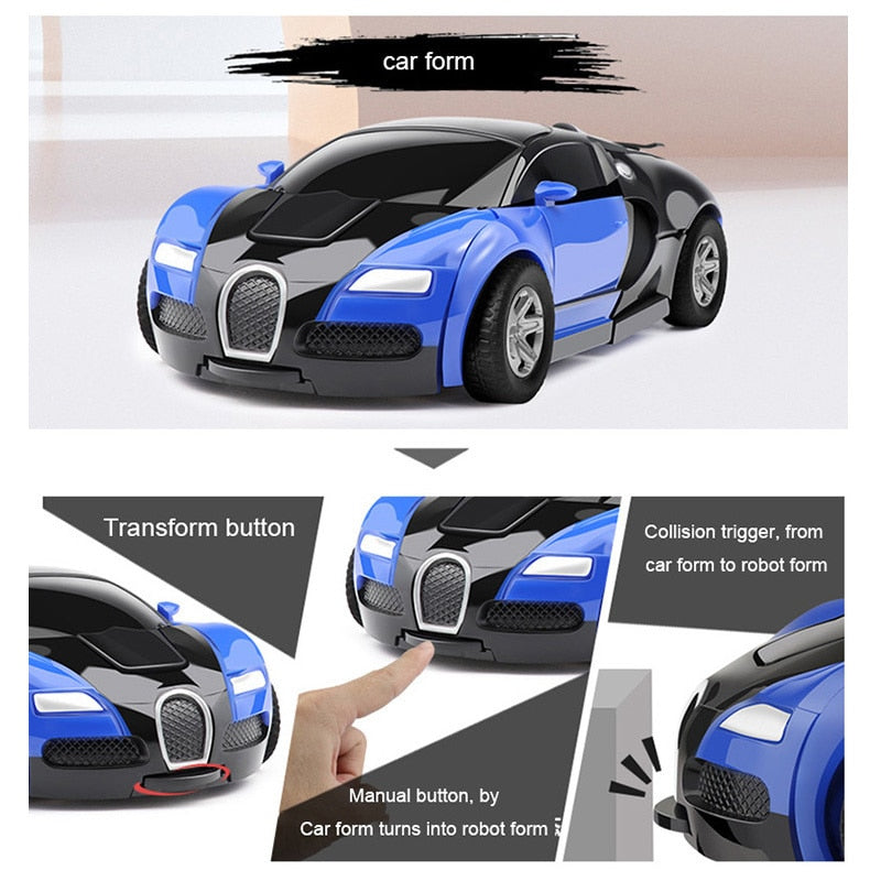 One-Click Transforming Robot Car Toy for Kids by HitMyNeed