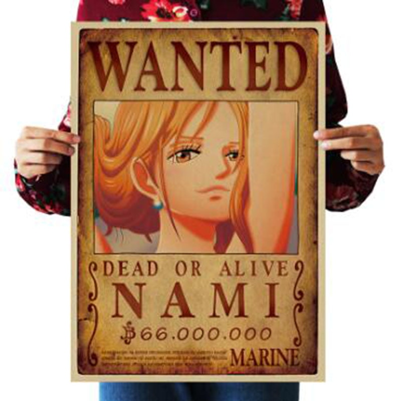 One Piece Wanted Posters Set of 20 (Kraft Paper) by HitMyNeed