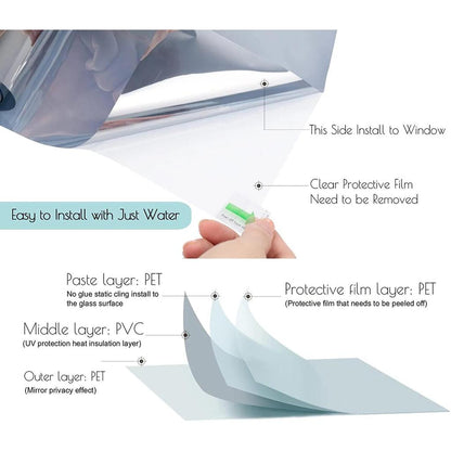 One Way Mirror Window Film for Home & Office by HitMyNeed