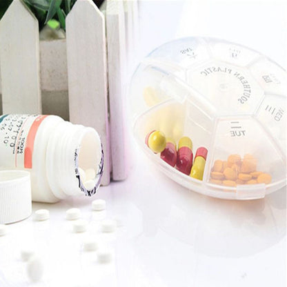 One Week Daily Pill Organizer with 7 Compartments by HitMyNeed