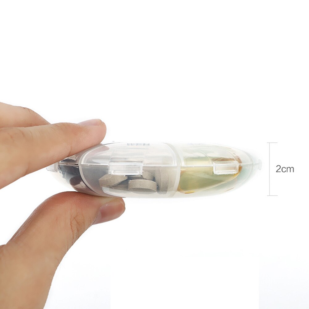One Week Daily Pill Organizer with 7 Compartments by HitMyNeed