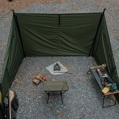 OneTigris MICABIN T/C Camping Wind Tarp Shelter by HitMyNeed