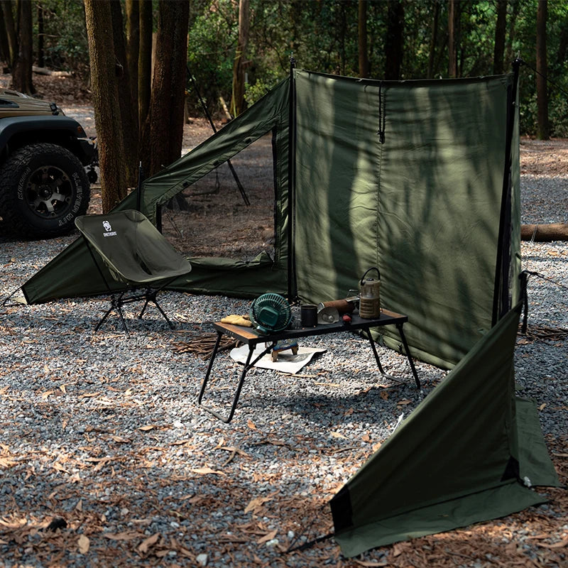OneTigris MICABIN T/C Camping Wind Tarp Shelter by HitMyNeed