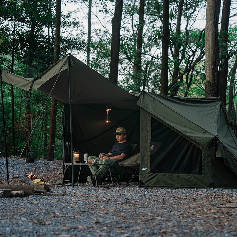 OneTigris MICABIN T/C Camping Wind Tarp Shelter by HitMyNeed