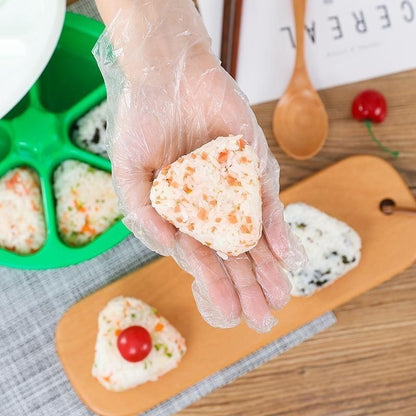 Onigiri Maker 6-Slot Plastic Rice Ball Mold by HitMyNeed