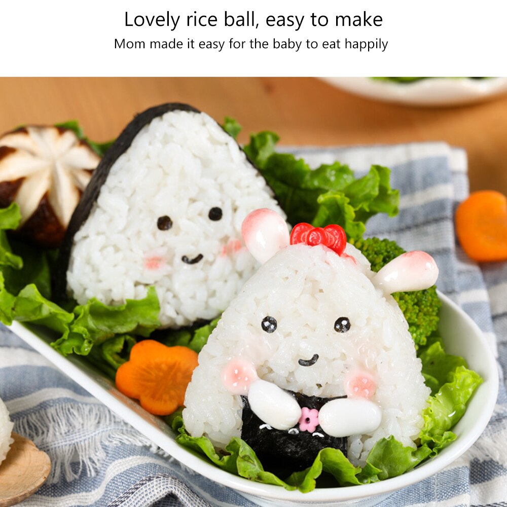 Onigiri Press Molding Set with Spoon (3pcs) by HitMyNeed