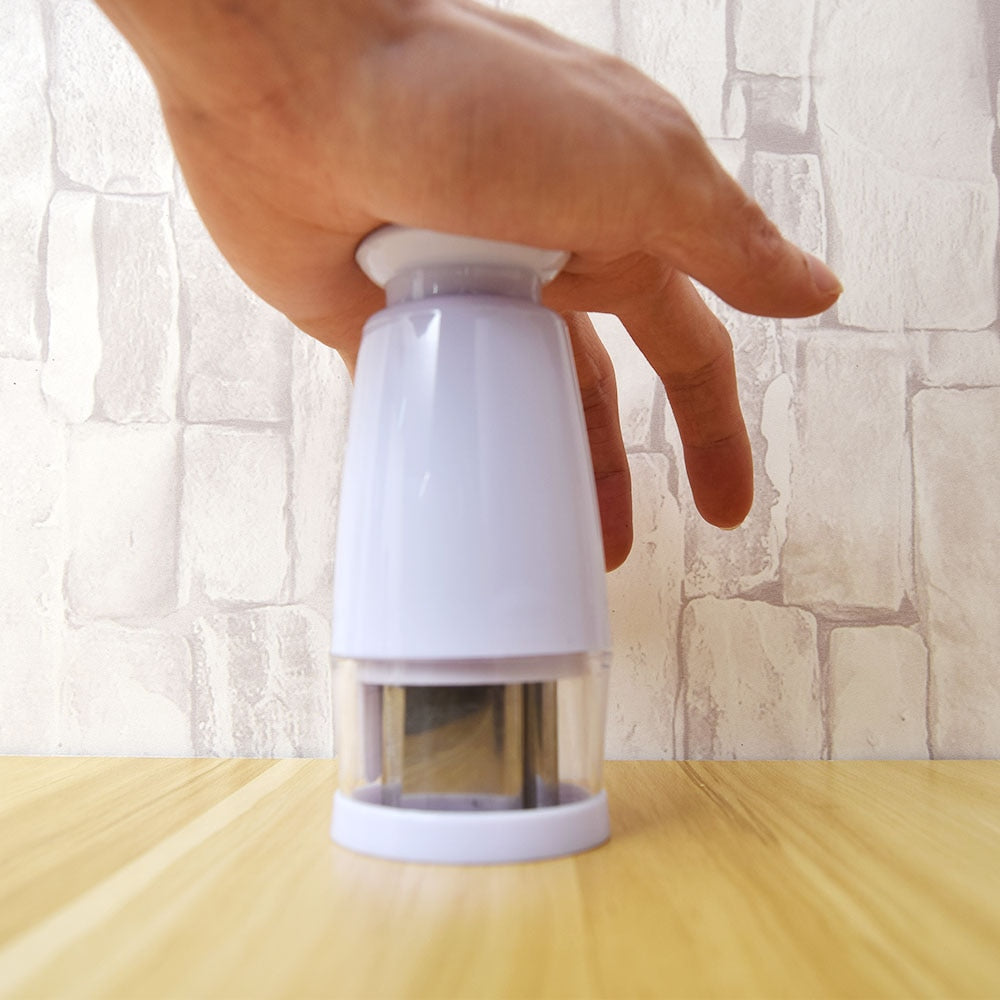 Onion Chopper and Garlic Press Cutter by HitMyNeed
