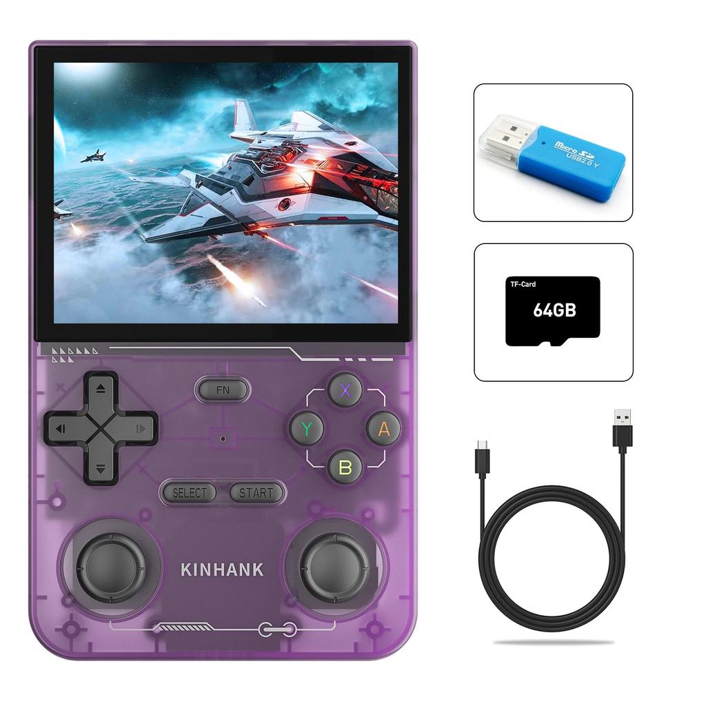 Open Source K36 Retro Handheld Console 16000 Games purple by HitMyNeed