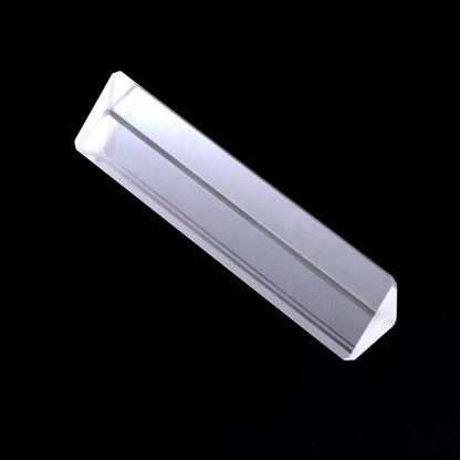 Optical Glass Triangular Prism 80mm for Light Experiments by HitMyNeed