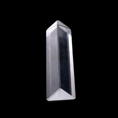 Optical Glass Triangular Prism 80mm for Light Experiments by HitMyNeed