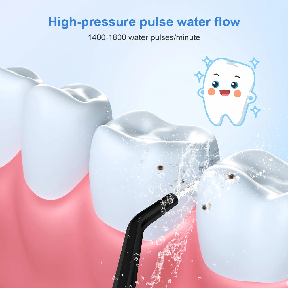 Oral Irrigator 300ml Cordless Dental Water Flosser by HitMyNeed