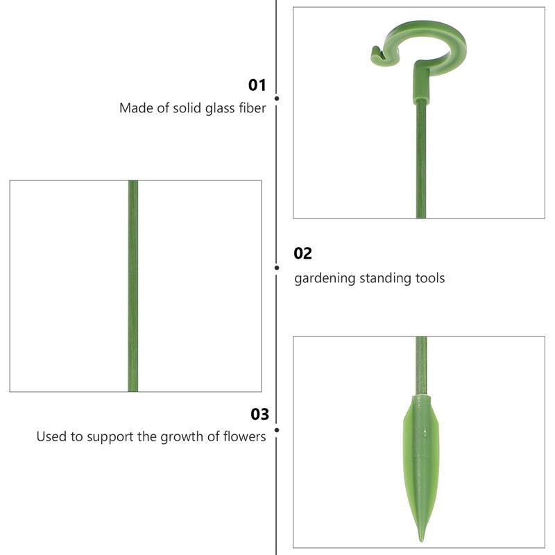 Orchid Stakes Support Rod Set (10 Pack) by HitMyNeed