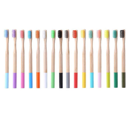 Organic Bamboo Toothbrush with Soft Bristles by HitMyNeed