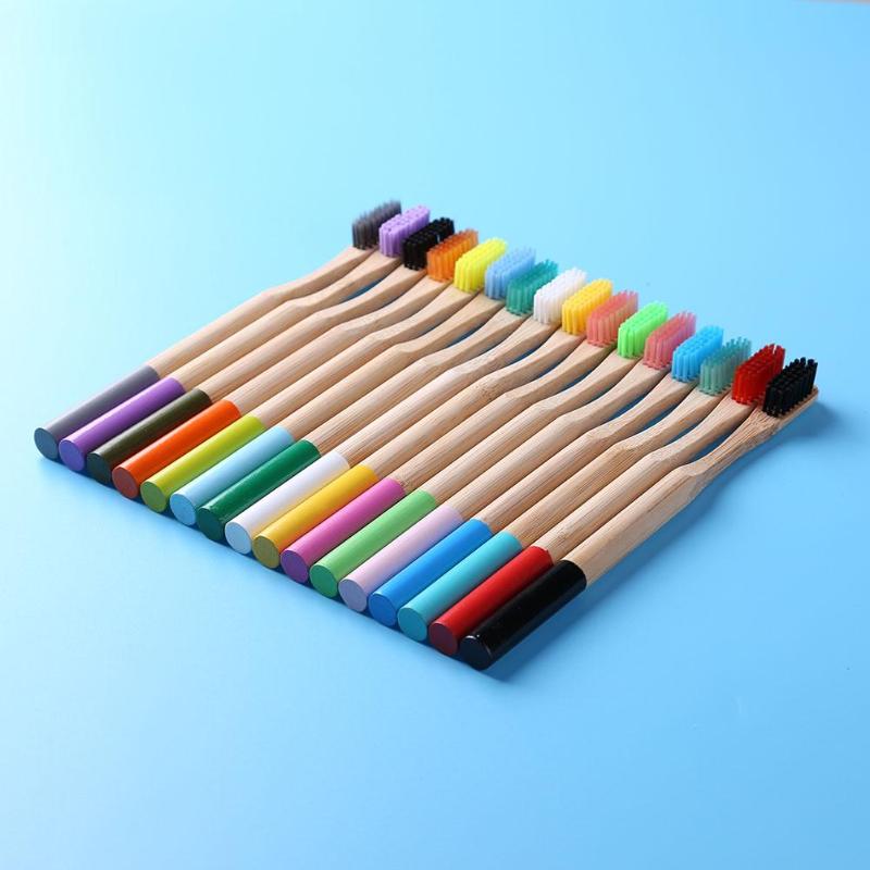 Organic Bamboo Toothbrush with Soft Bristles by HitMyNeed