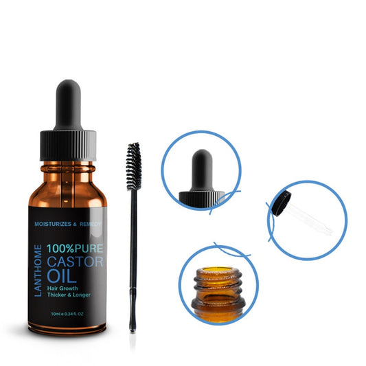 Organic Castor Oil for Hair, Brows & Lashes 10ml by HitMyNeed