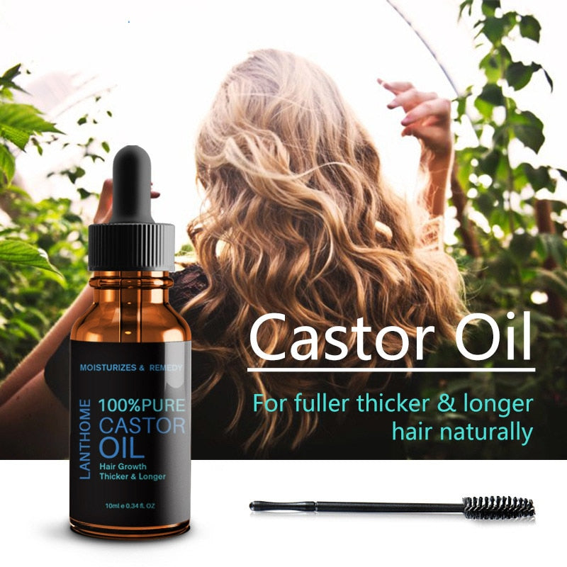 Organic Castor Oil for Hair, Brows & Lashes 10ml by HitMyNeed