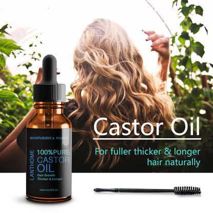 Organic Castor Oil for Hair, Brows & Lashes 10ml by HitMyNeed