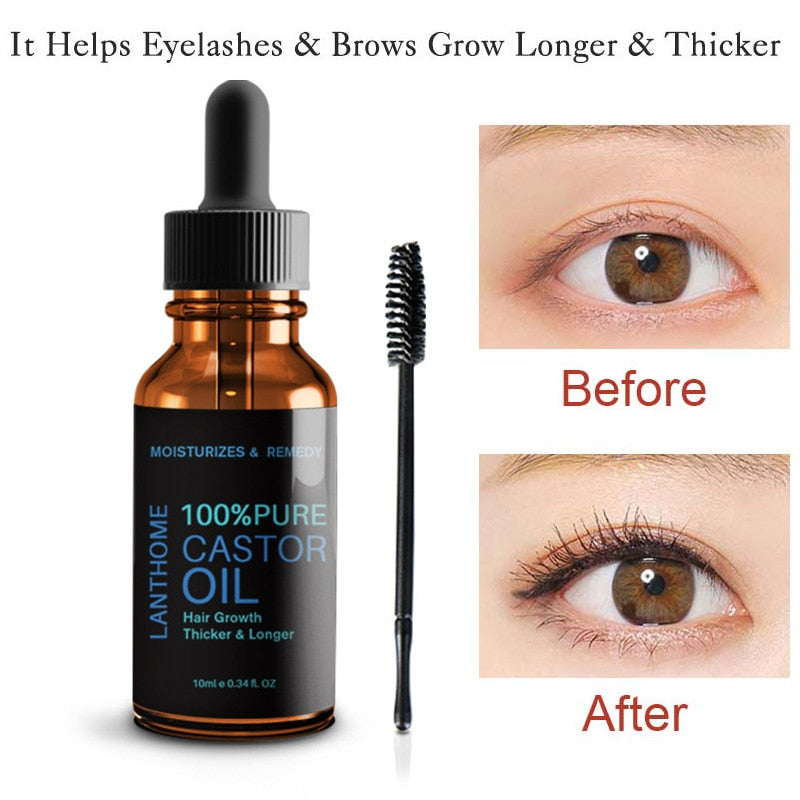 Organic Castor Oil for Hair, Brows & Lashes 10ml by HitMyNeed