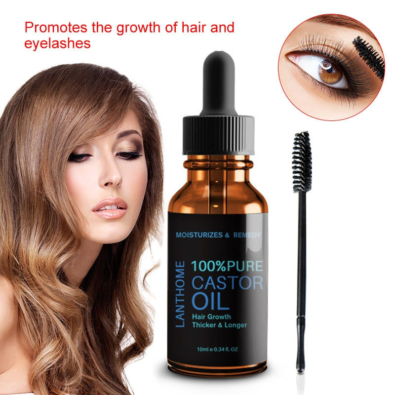 Organic Castor Oil for Hair, Brows & Lashes 10ml by HitMyNeed