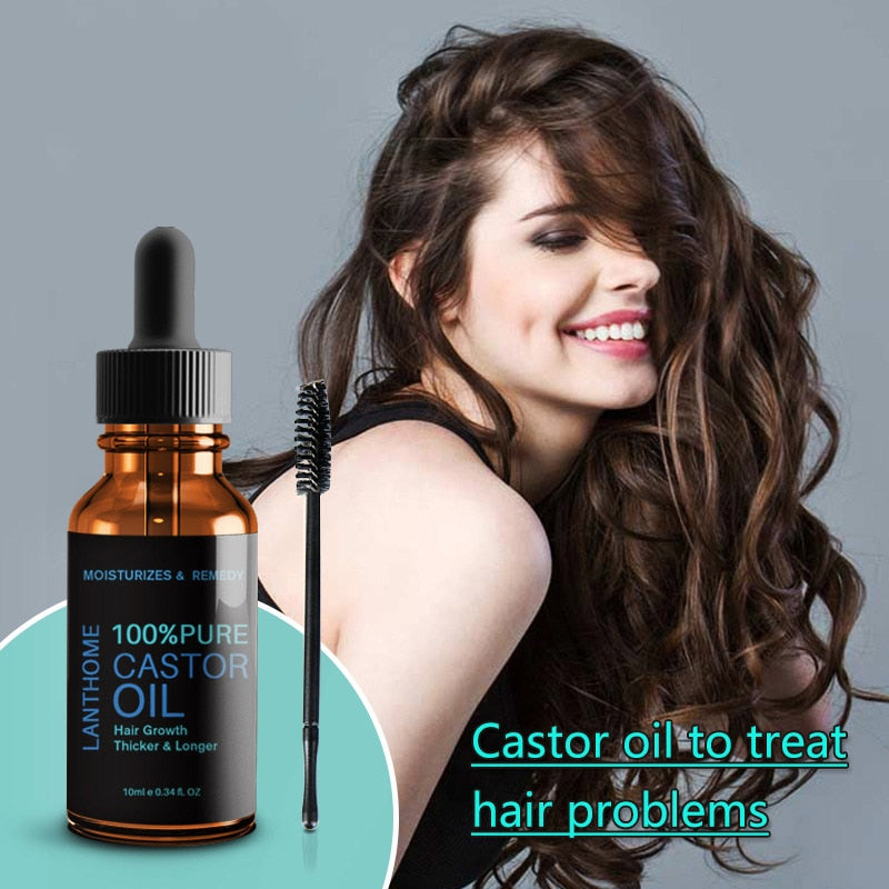 Organic Castor Oil for Hair, Brows & Lashes 10ml by HitMyNeed