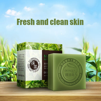 Organic Matcha Whitening Bar Soap 100g by HitMyNeed
