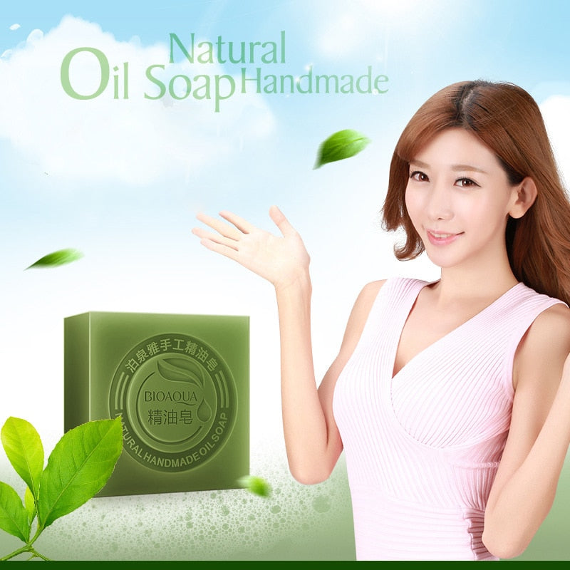 Organic Matcha Whitening Bar Soap 100g by HitMyNeed