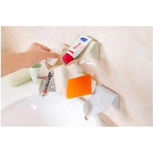 Organizing Bathroom Suction Shelf by HitMyNeed