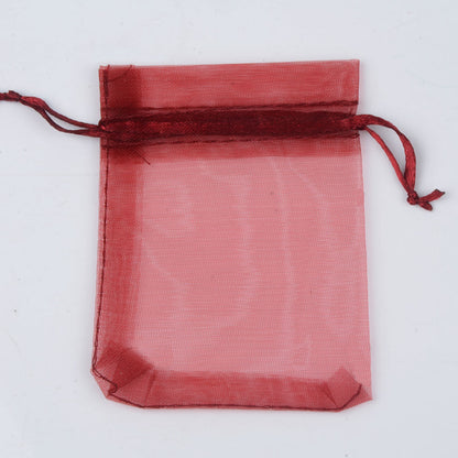 Organza Gift Drawstring Bags 50-Pack, 4 Sizes 20-siam 9x12cm by HitMyNeed