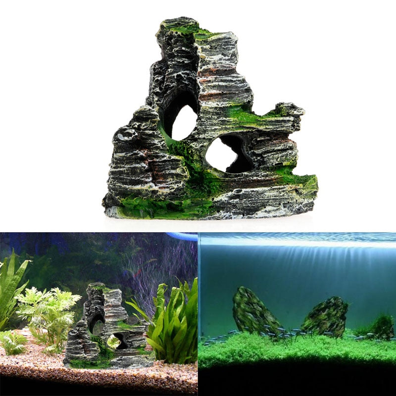 Ornamental Resin Fish Cave Aquarium Decoration by HitMyNeed